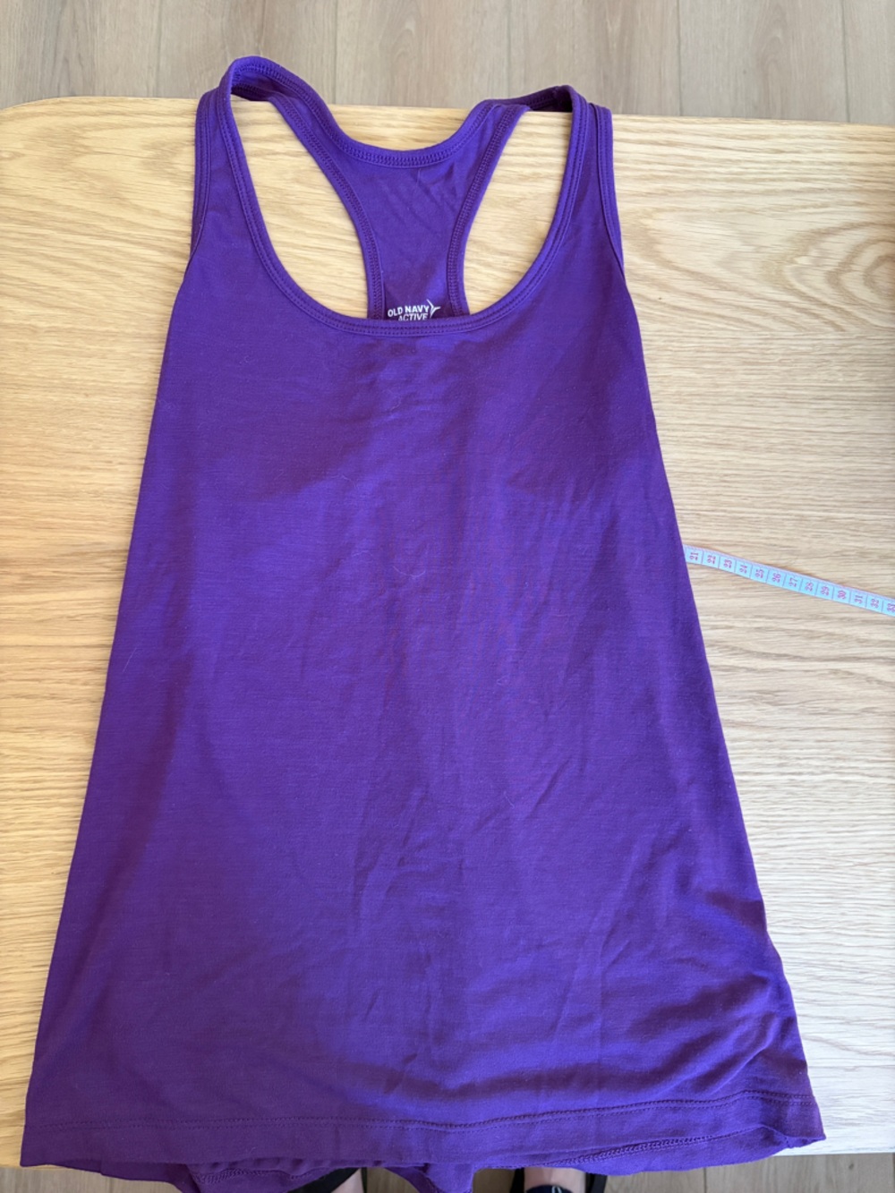 Old Navy Purple Racerback Tank Top Dry Fit Size Small